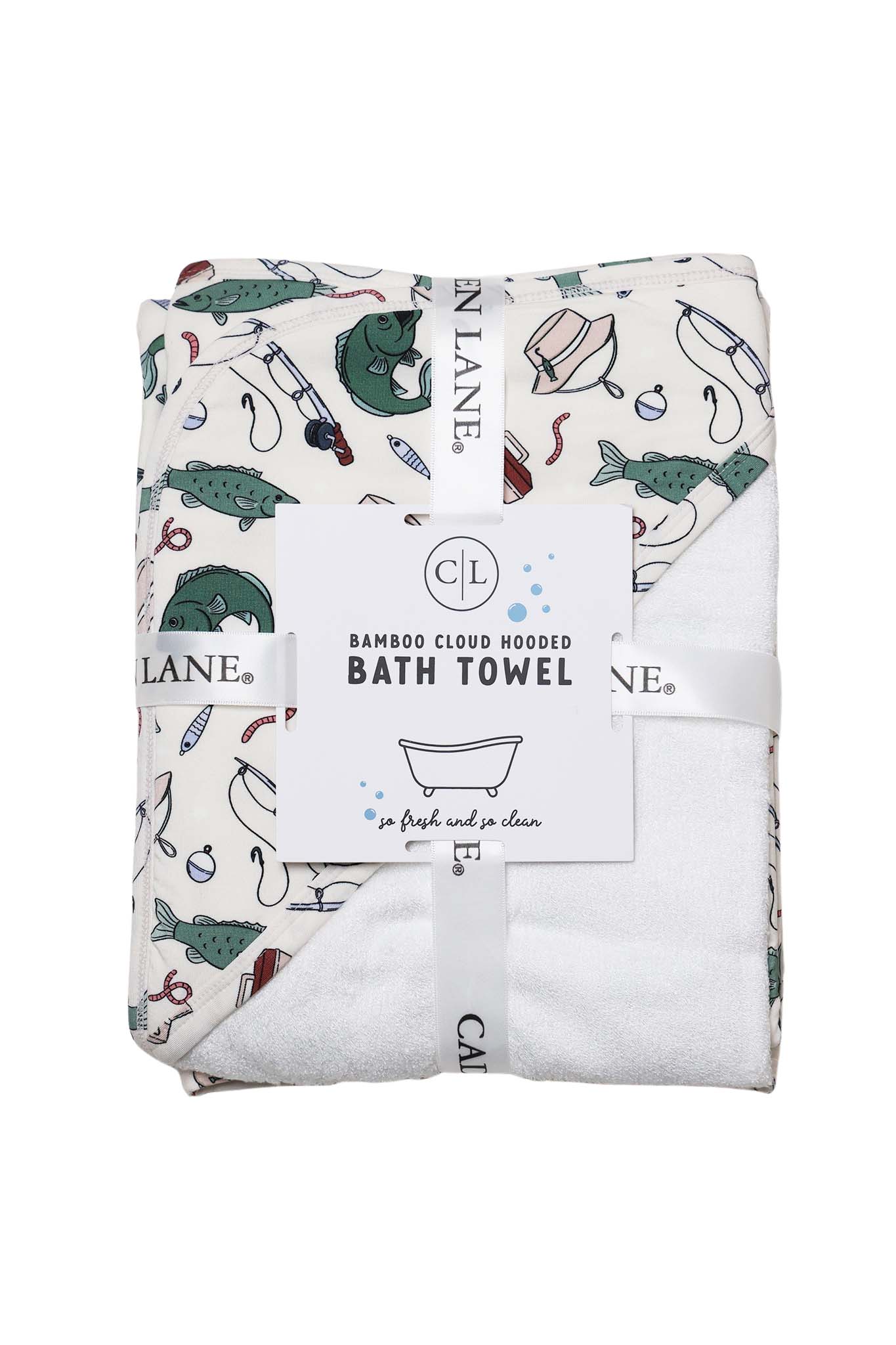 Embroidered Bamboo Hooded Towel | Off the Hook - Image 2