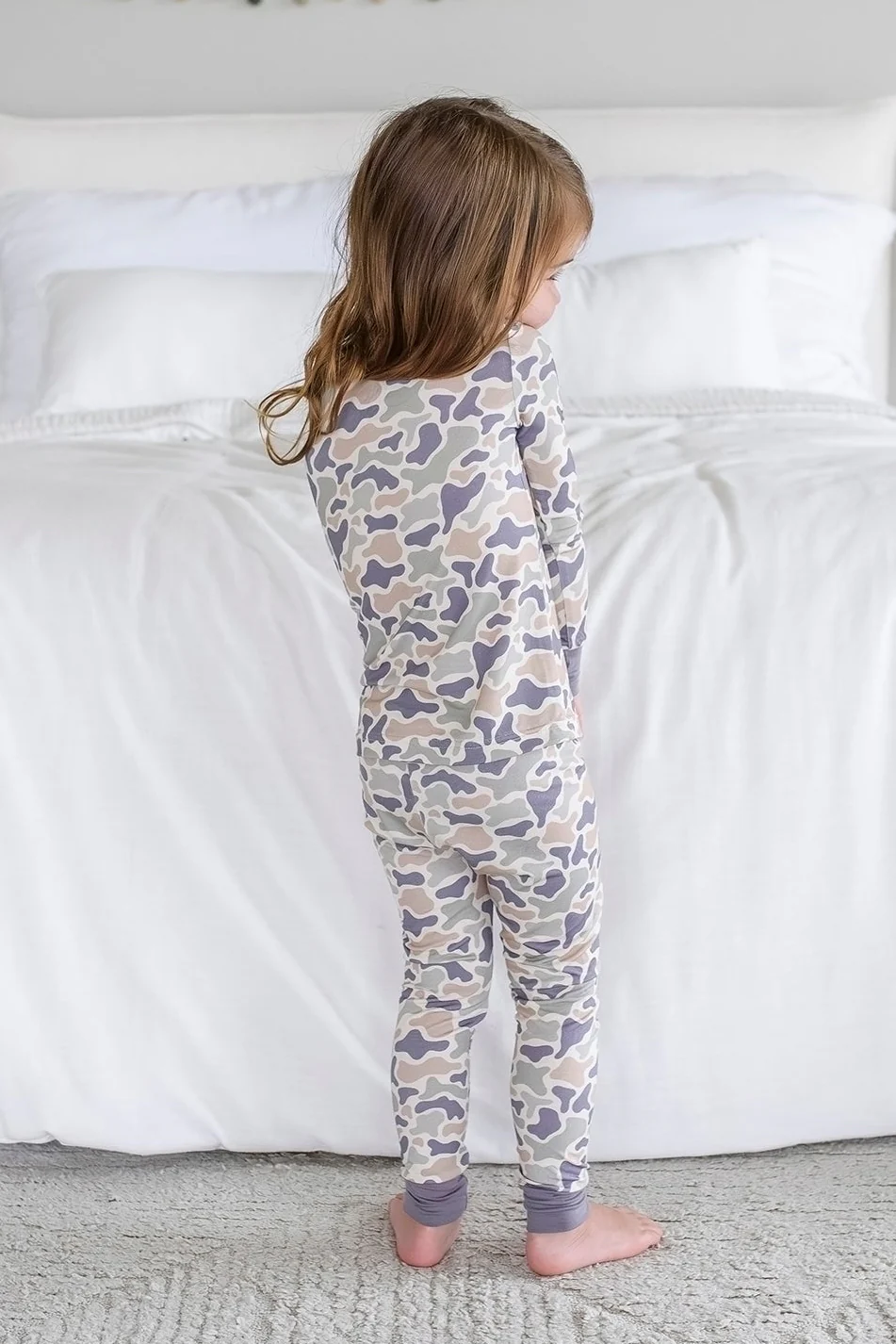 Two Piece Bamboo Pajama Set | Camo Cutie - Image 10