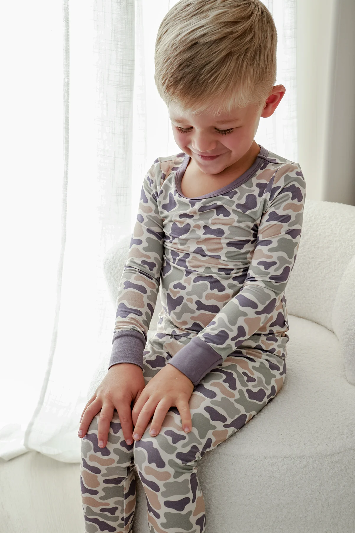 Two Piece Bamboo Pajama Set | Camo Cutie - Image 11