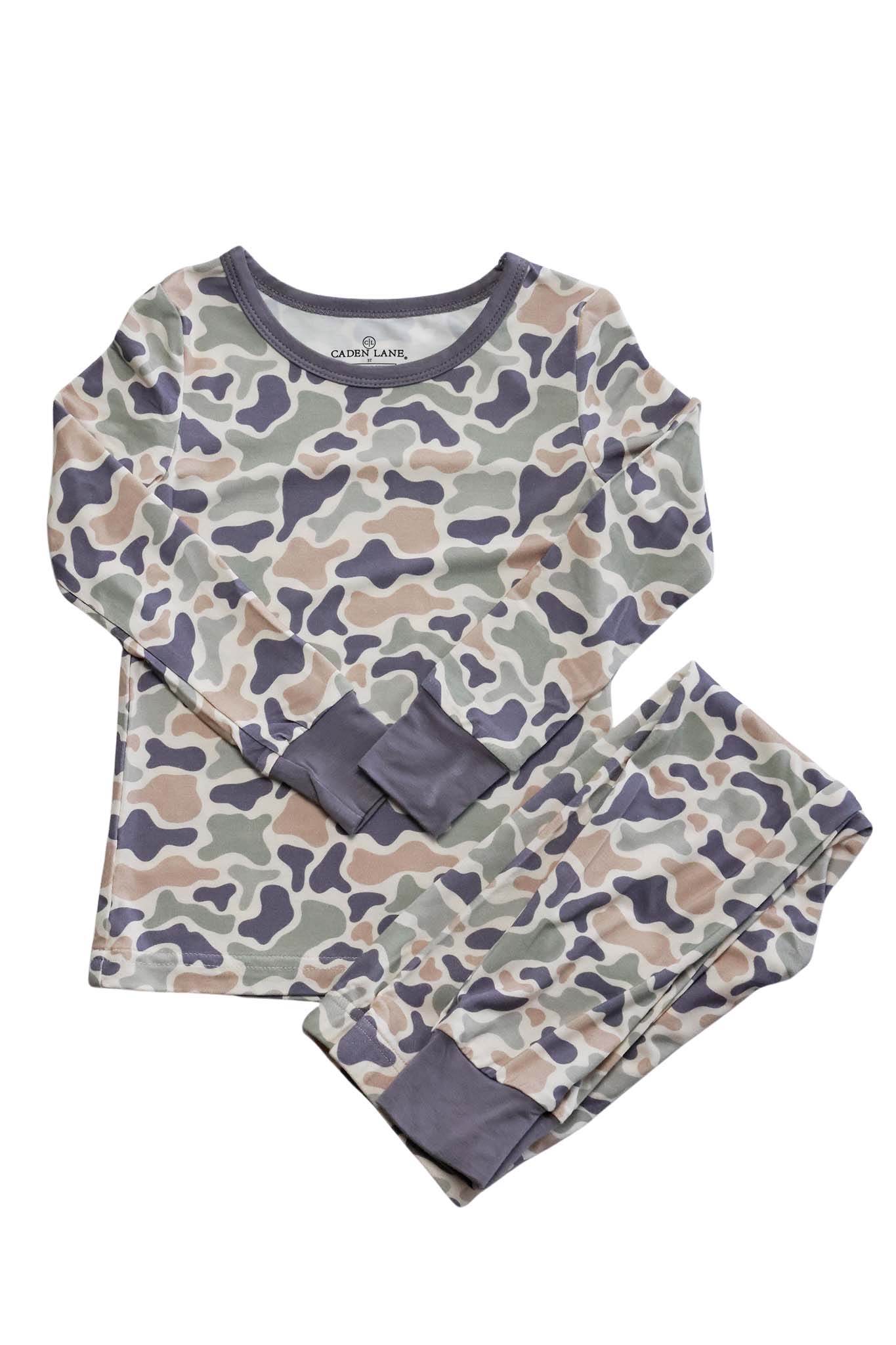 Two Piece Bamboo Pajama Set | Camo Cutie - Image 2