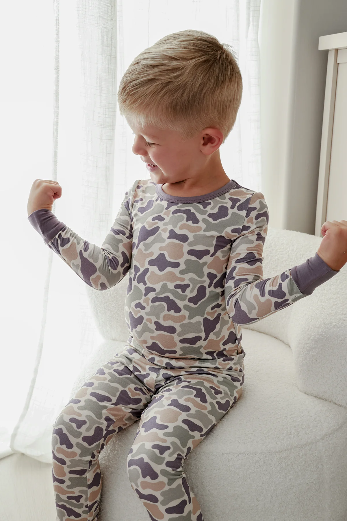 Two Piece Bamboo Pajama Set | Camo Cutie - Image 5