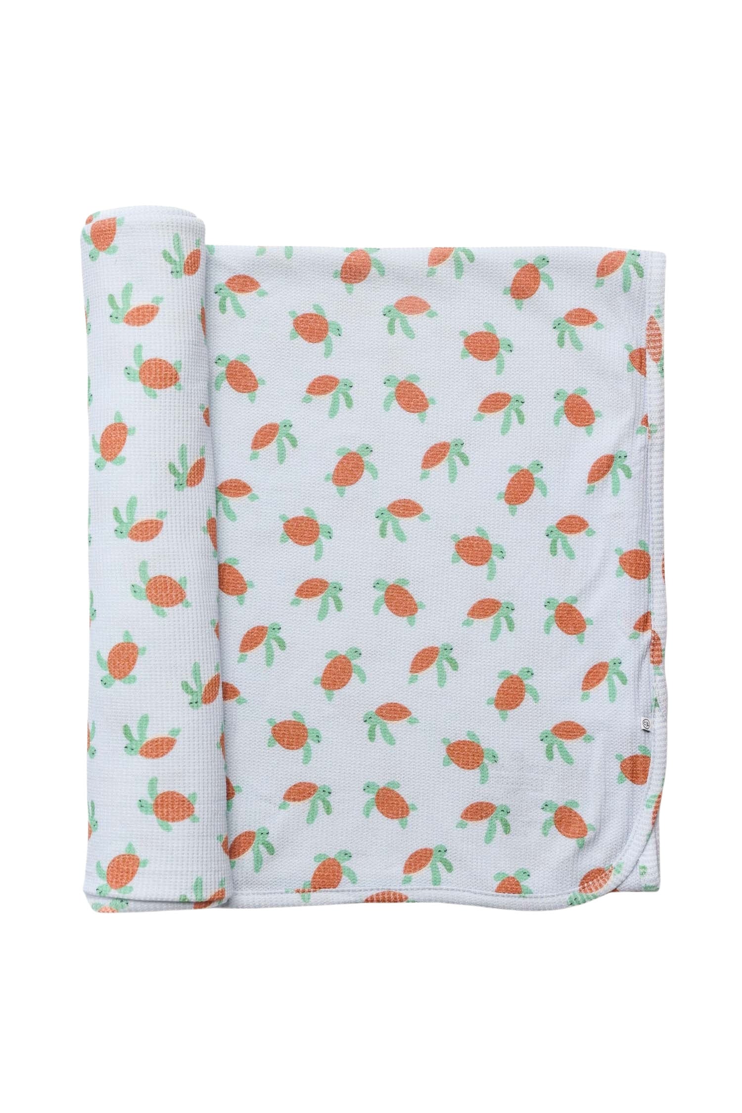 Bamboo Waffle Oversized Swaddle Blanket | Coastal Cruisers - Image 2