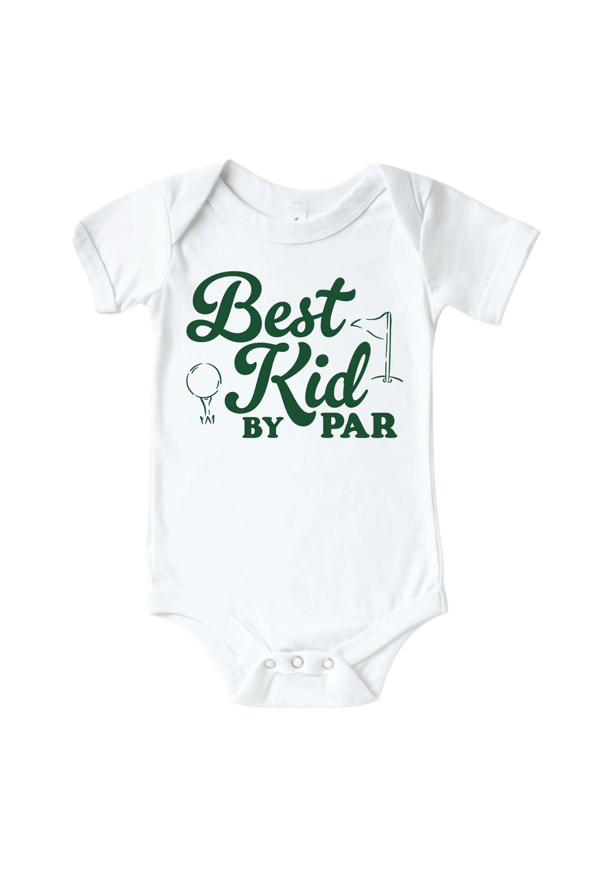 Best Kid By Par Graphic Bodysuit & Kids Tee | White - Image 2