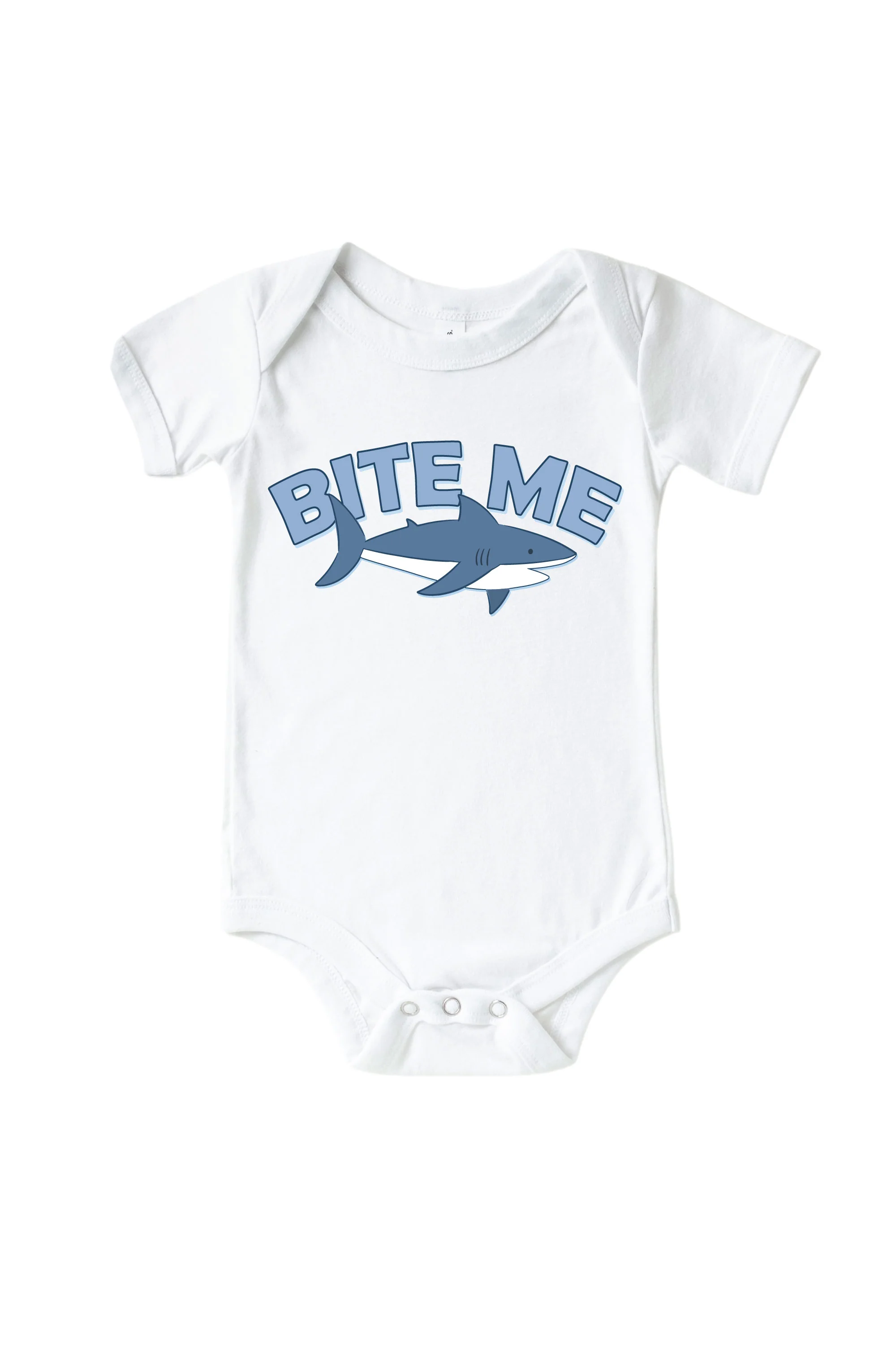 Bite Me Graphic Bodysuit & Kids Tee | White - Image 2
