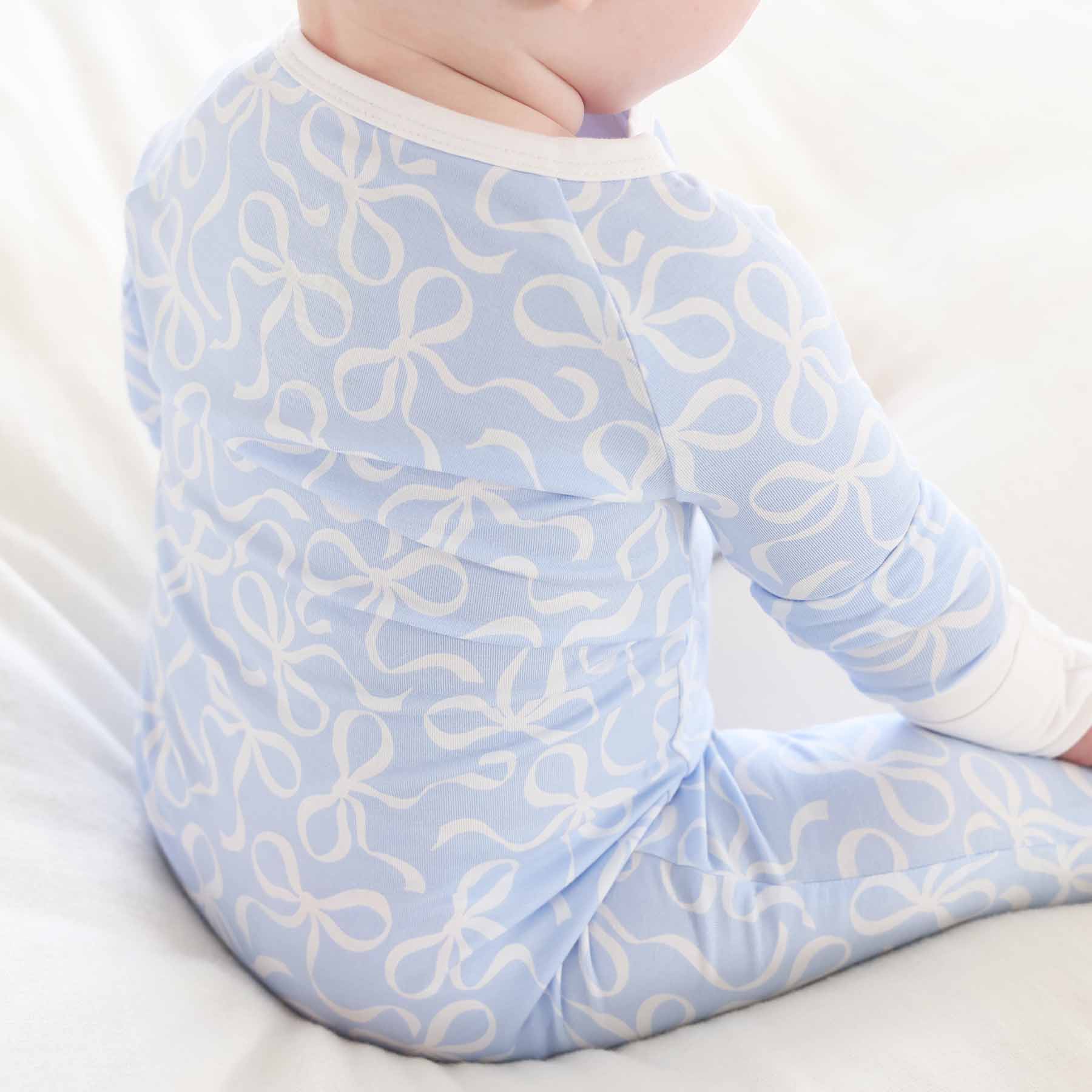 Blue-tiful Bows Convertible Zip Romper - Image 2