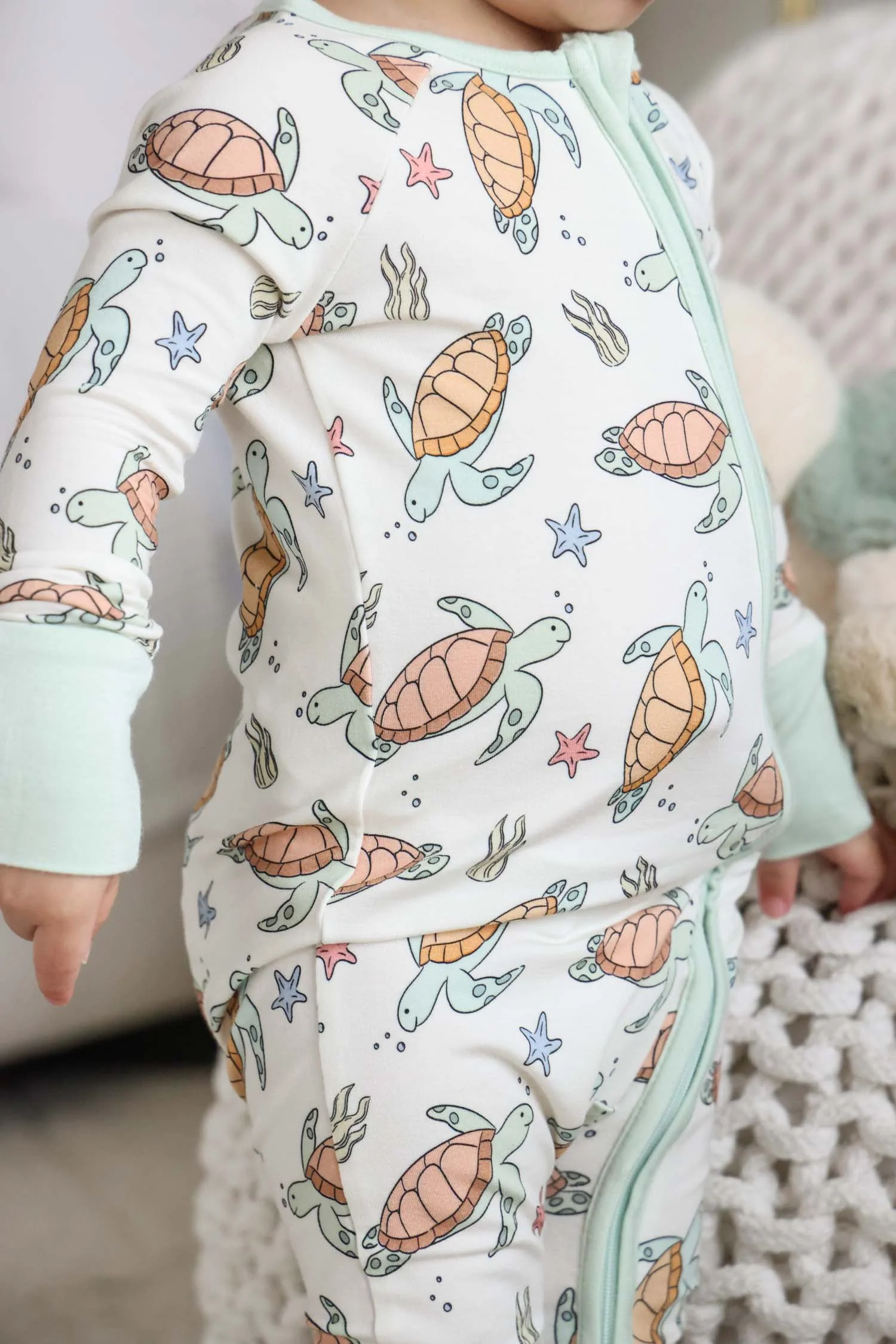 Convertible Zip Romper | Turtley Rad - Image 9