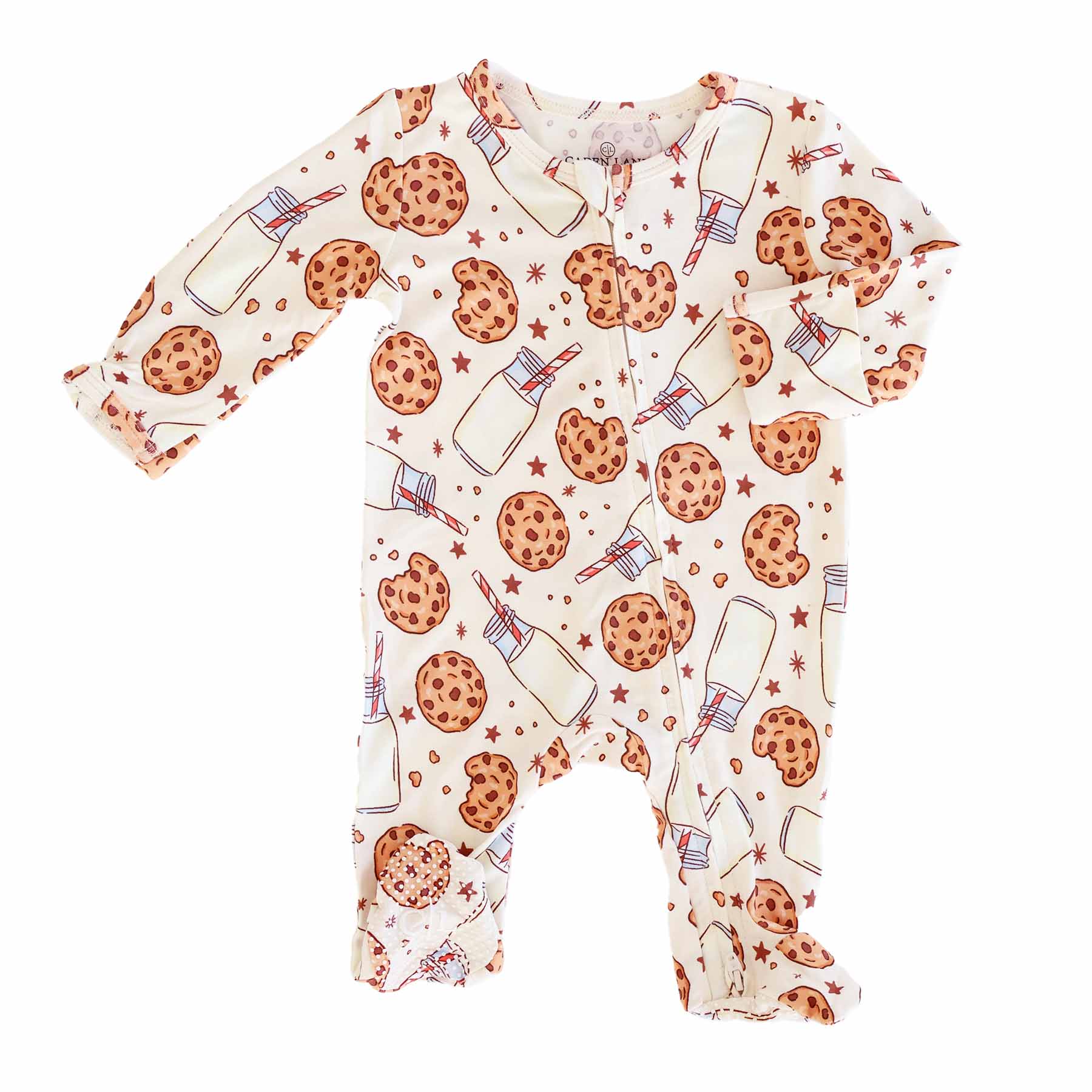 Cookie Cuddles Zipper Footie - Image 3