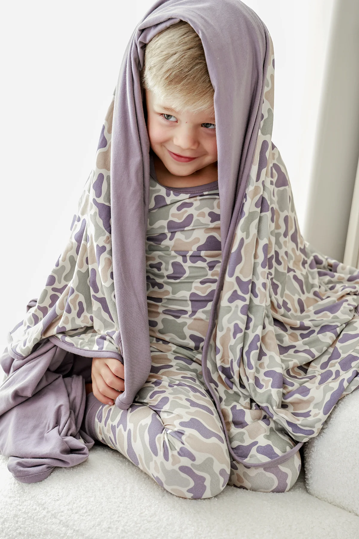 Double Sided Bamboo Blanket | Camo Cutie - Image 4