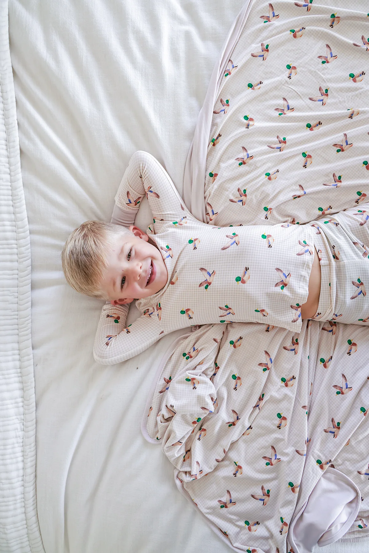 Double Sided Bamboo Blanket | Little Mallard - Image 5