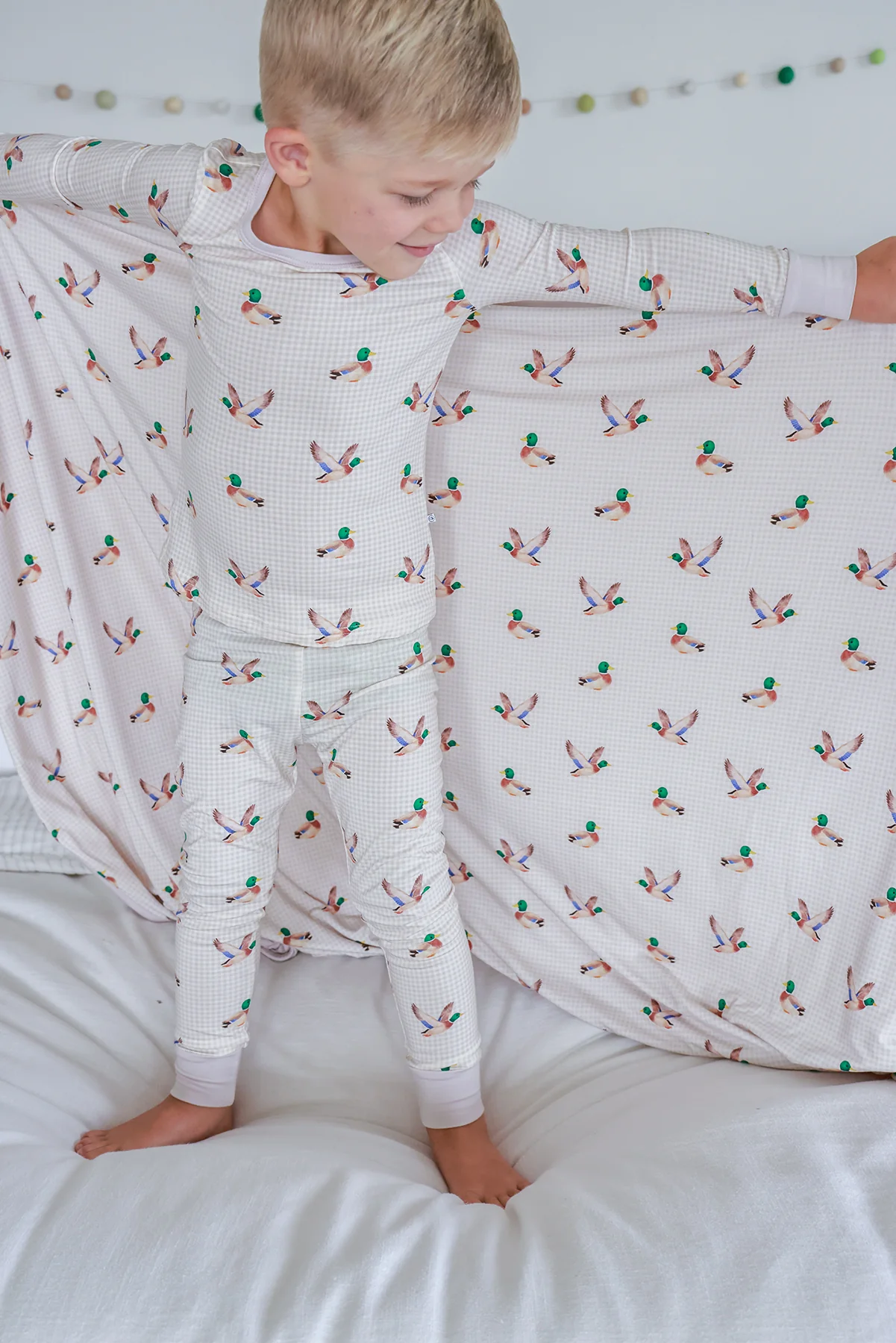 Double Sided Bamboo Blanket | Little Mallard - Image 6