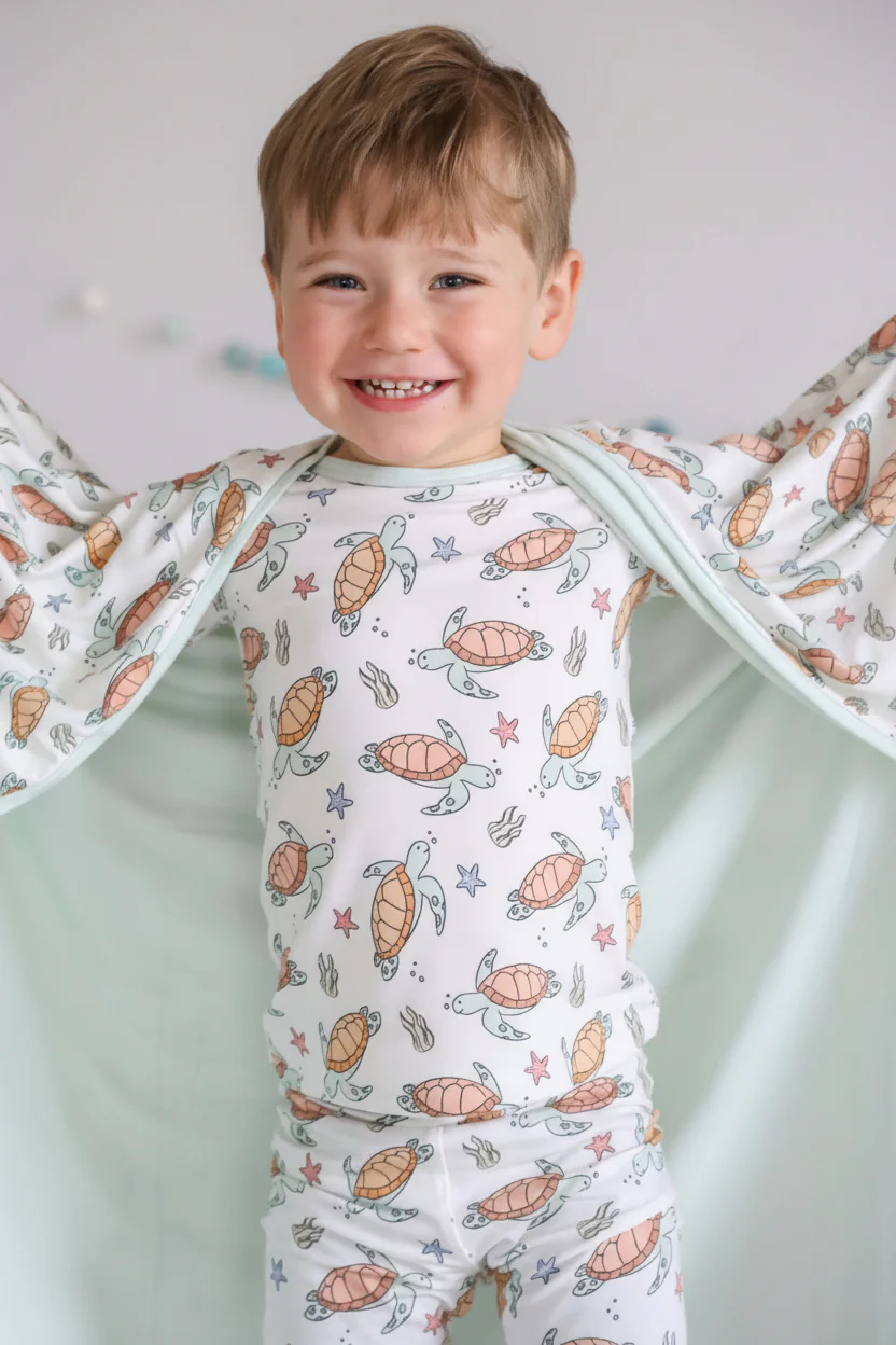 Two Piece Pajama Set | Turtley Rad - Image 3