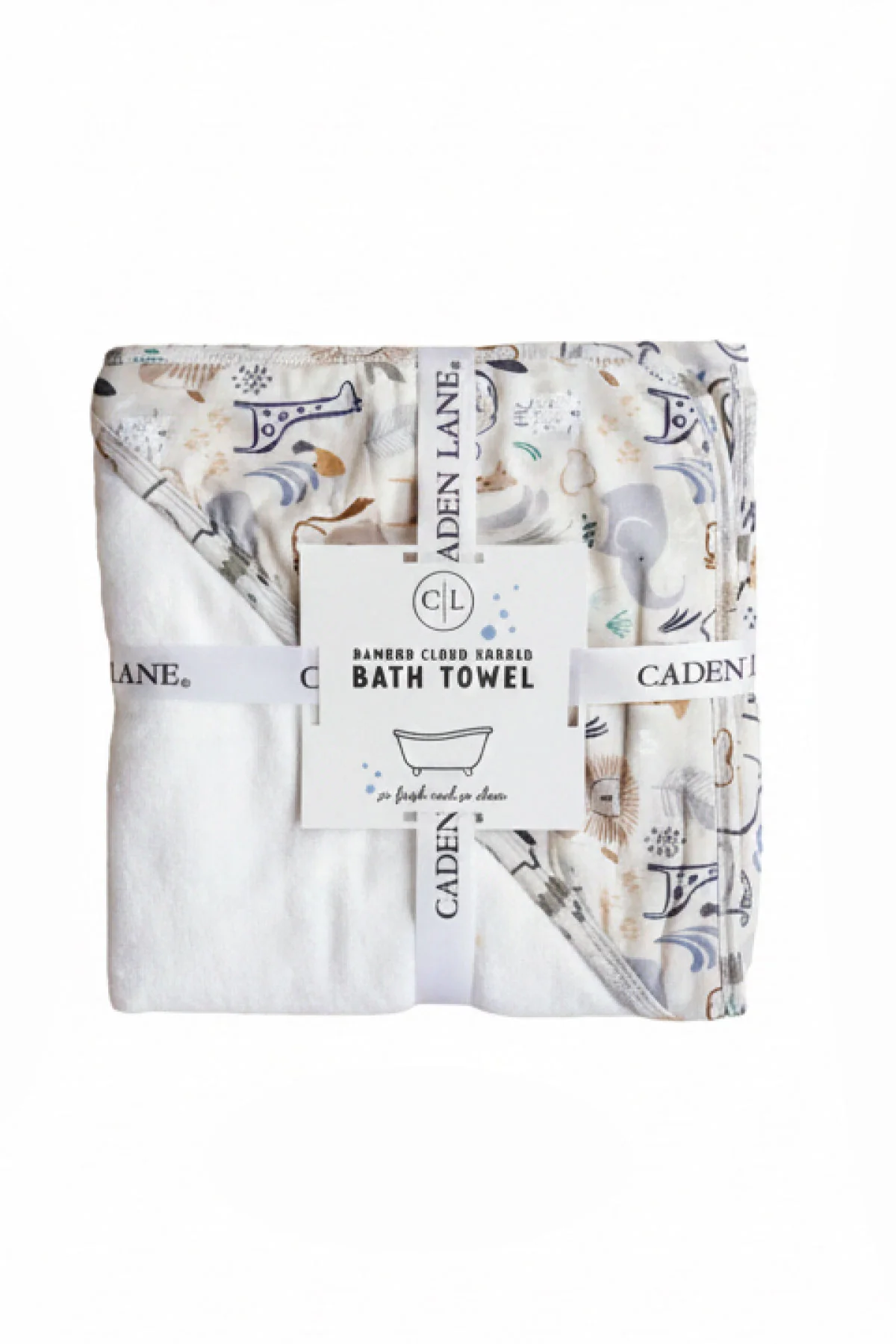 Baby Embroidered Bamboo Hooded Towels - Image 27