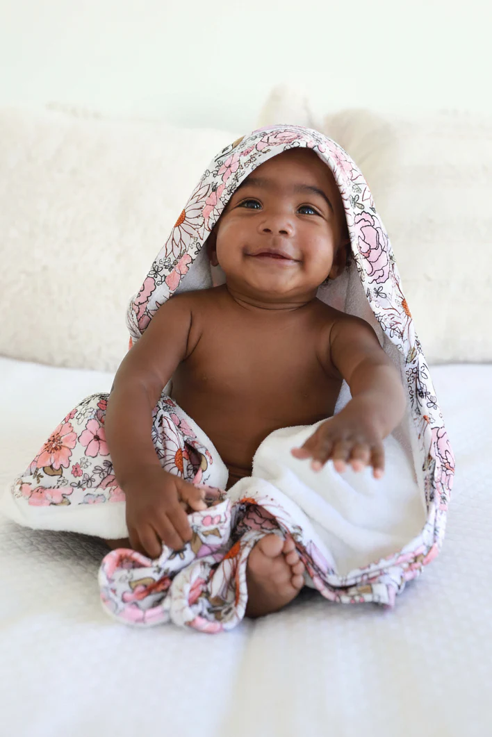 Baby Embroidered Bamboo Hooded Towels - Image 24