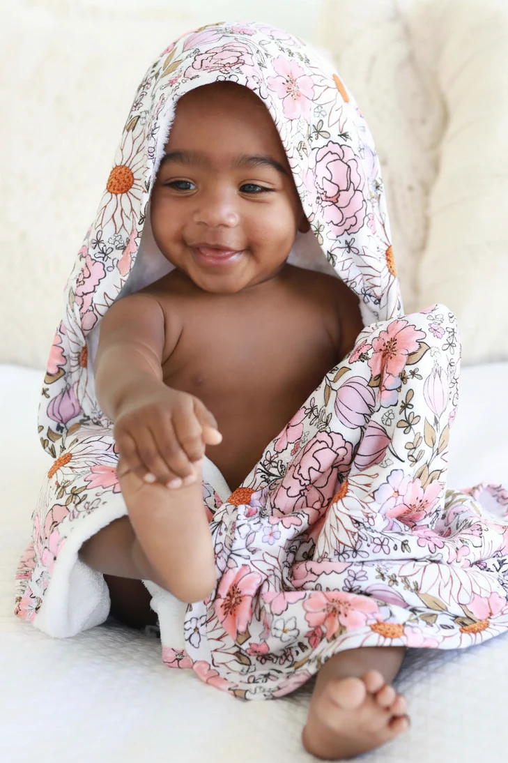 Baby Embroidered Bamboo Hooded Towels - Image 23