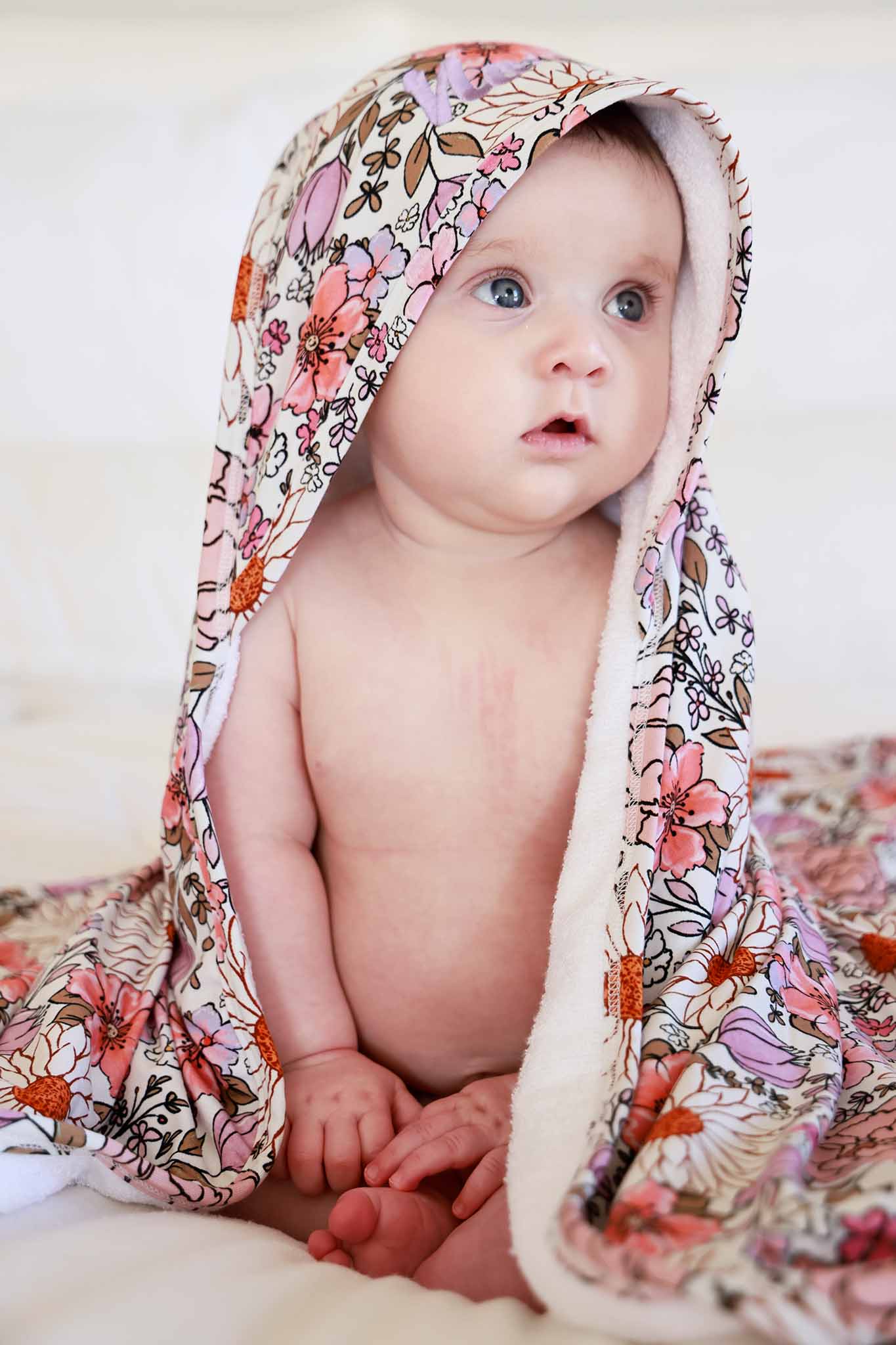 Baby Embroidered Bamboo Hooded Towels - Image 14