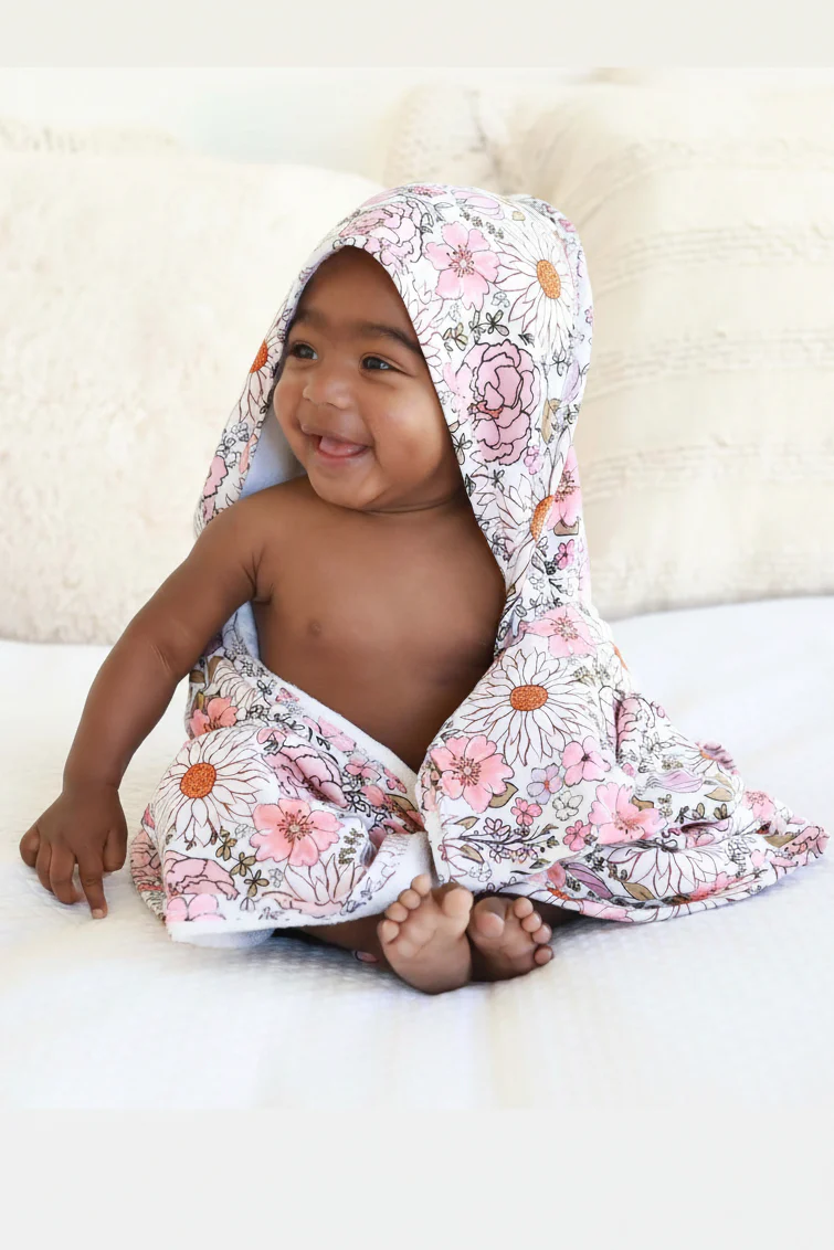 Baby Embroidered Bamboo Hooded Towels - Image 21