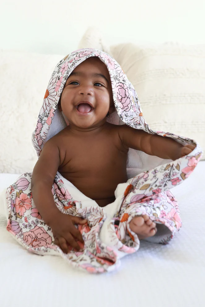 Baby Embroidered Bamboo Hooded Towels - Image 22