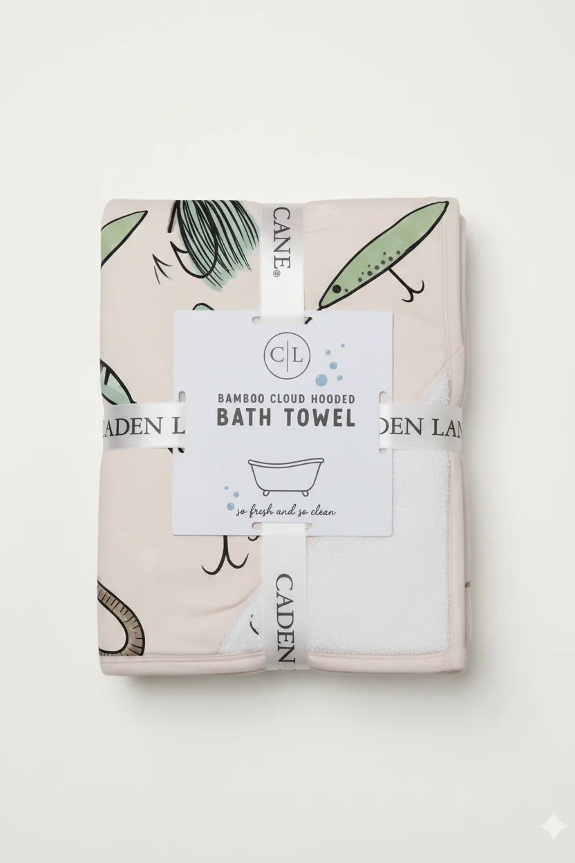 Embroidered Bamboo Hooded Towel | Tackle Box - Image 2