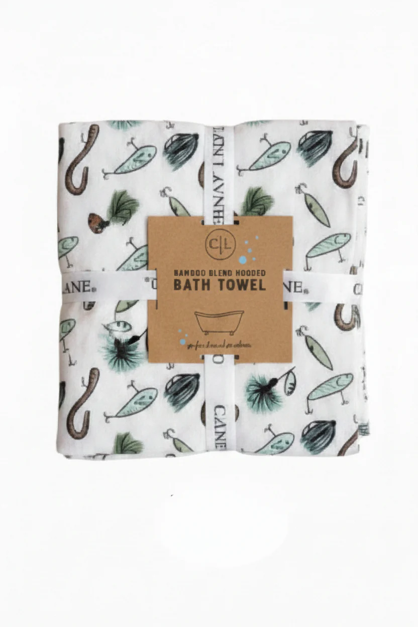 Embroidered Bamboo Hooded Towel | Tackle Box - Image 3
