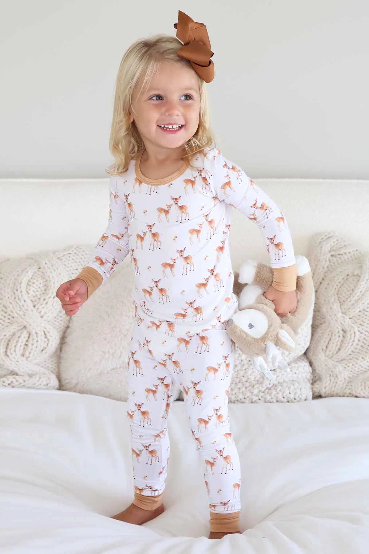 Friendly Fawns Two Piece Pajama Set - Image 11
