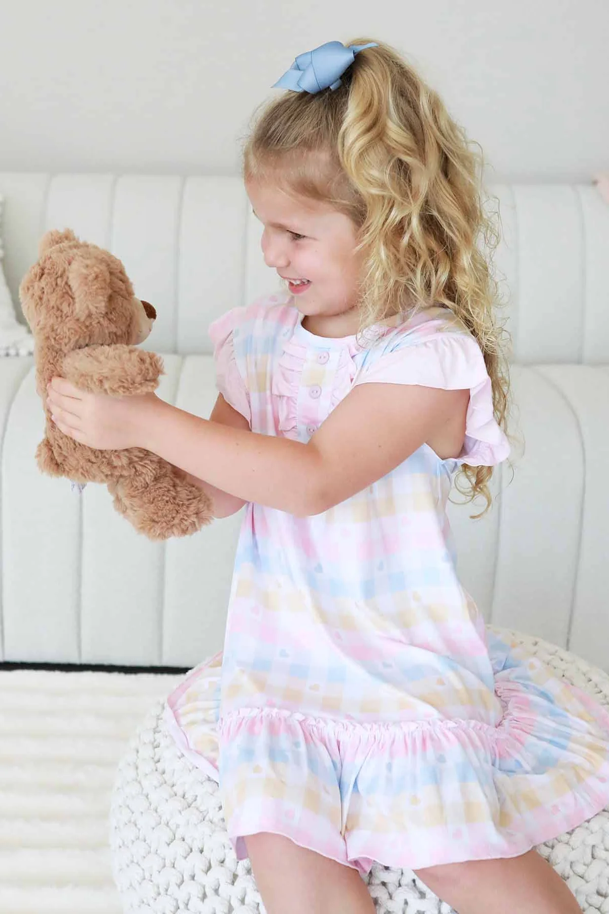 Girls' Flutter Sleeve Nightgown | Sweet Sleep - Image 3