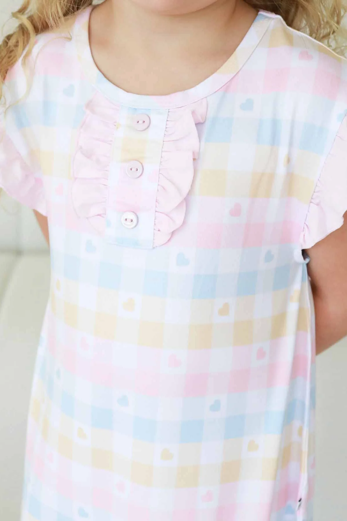 Girls' Flutter Sleeve Nightgown | Sweet Sleep - Image 7