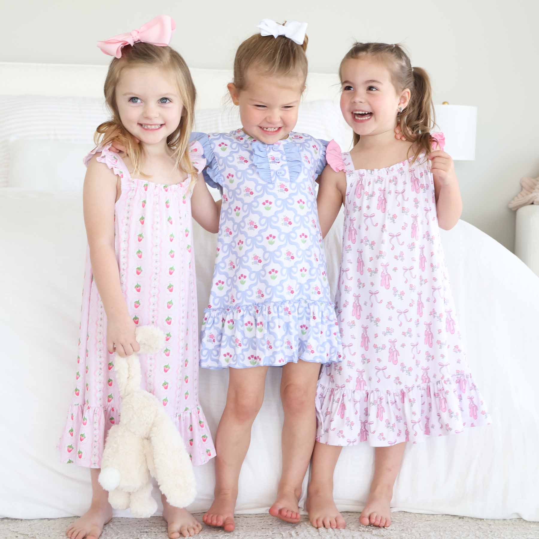 Girls' Full Length Ruffle Nightgown | Ballet Dreams - Image 15