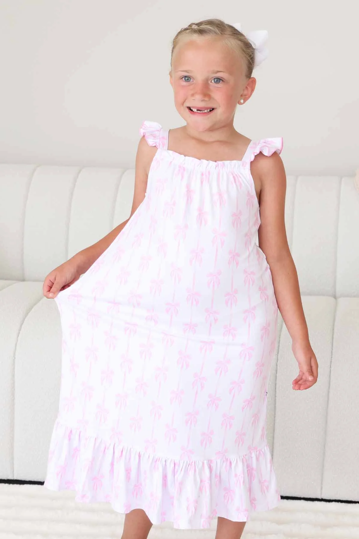 Girls' Full Length Ruffle Nightgown | Beauty Sleep - Image 5