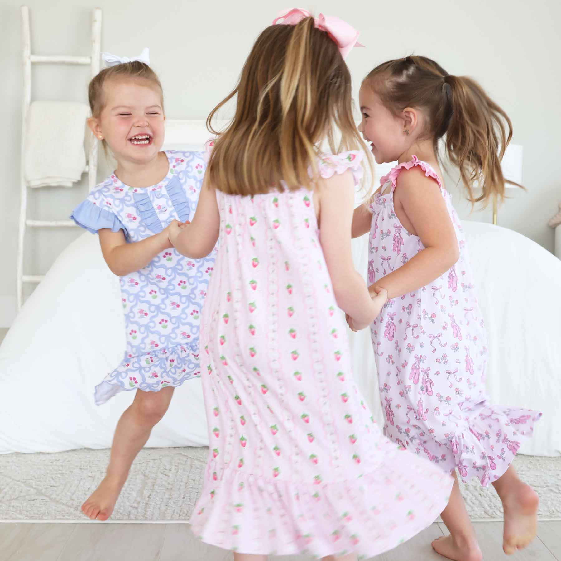 Girls' Full Length Ruffle Nightgown | Berry Sweet - Image 6