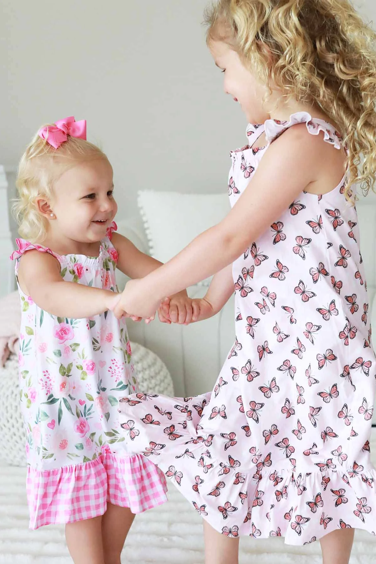 Girls' Full Length Ruffle Nightgown | Butterfly Dreams - Image 7