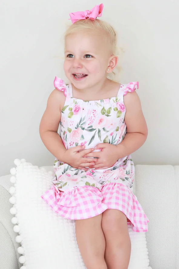 Girls' Full Length Ruffle Nightgown | In Bloom