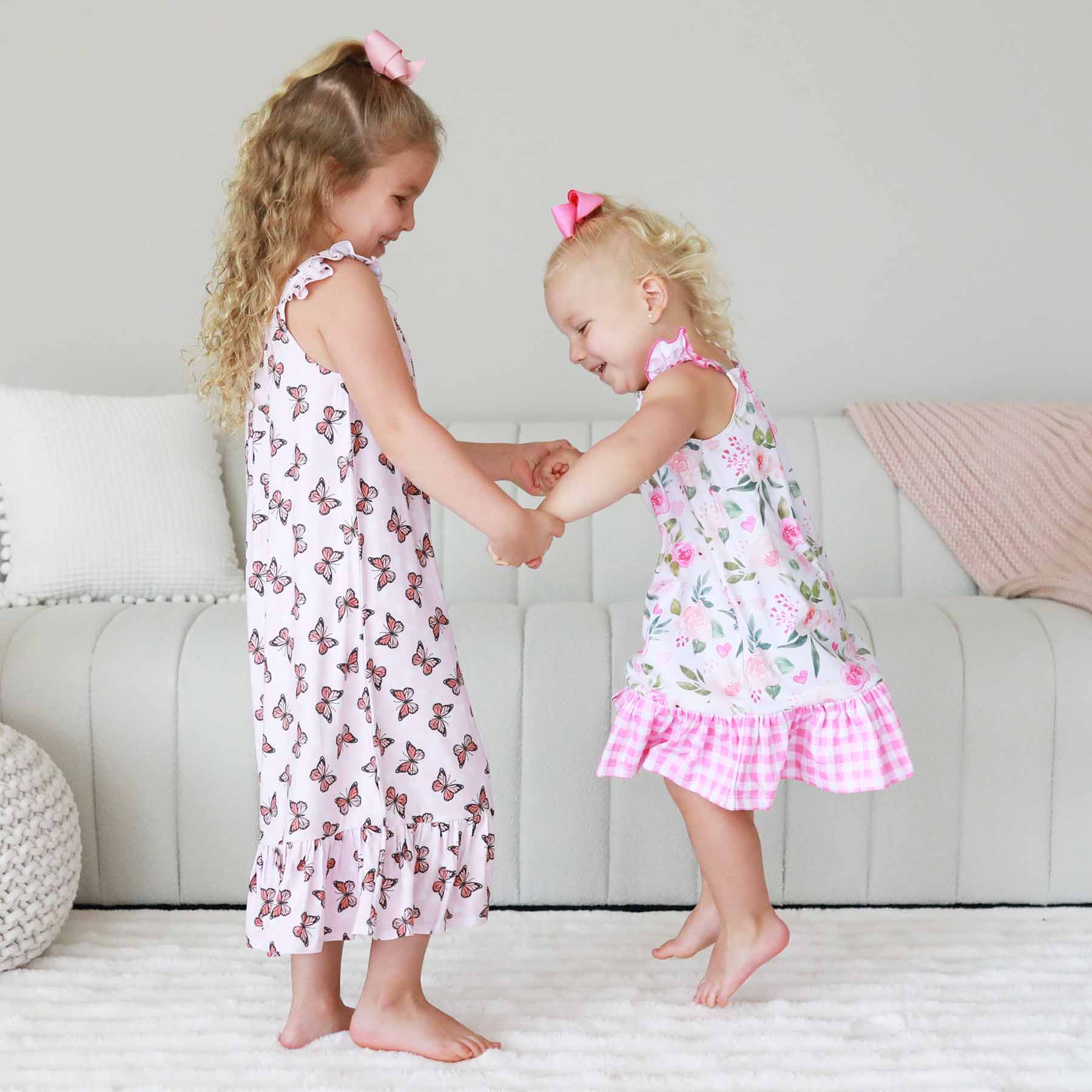 Girls' Full Length Ruffle Nightgown | In Bloom - Image 4