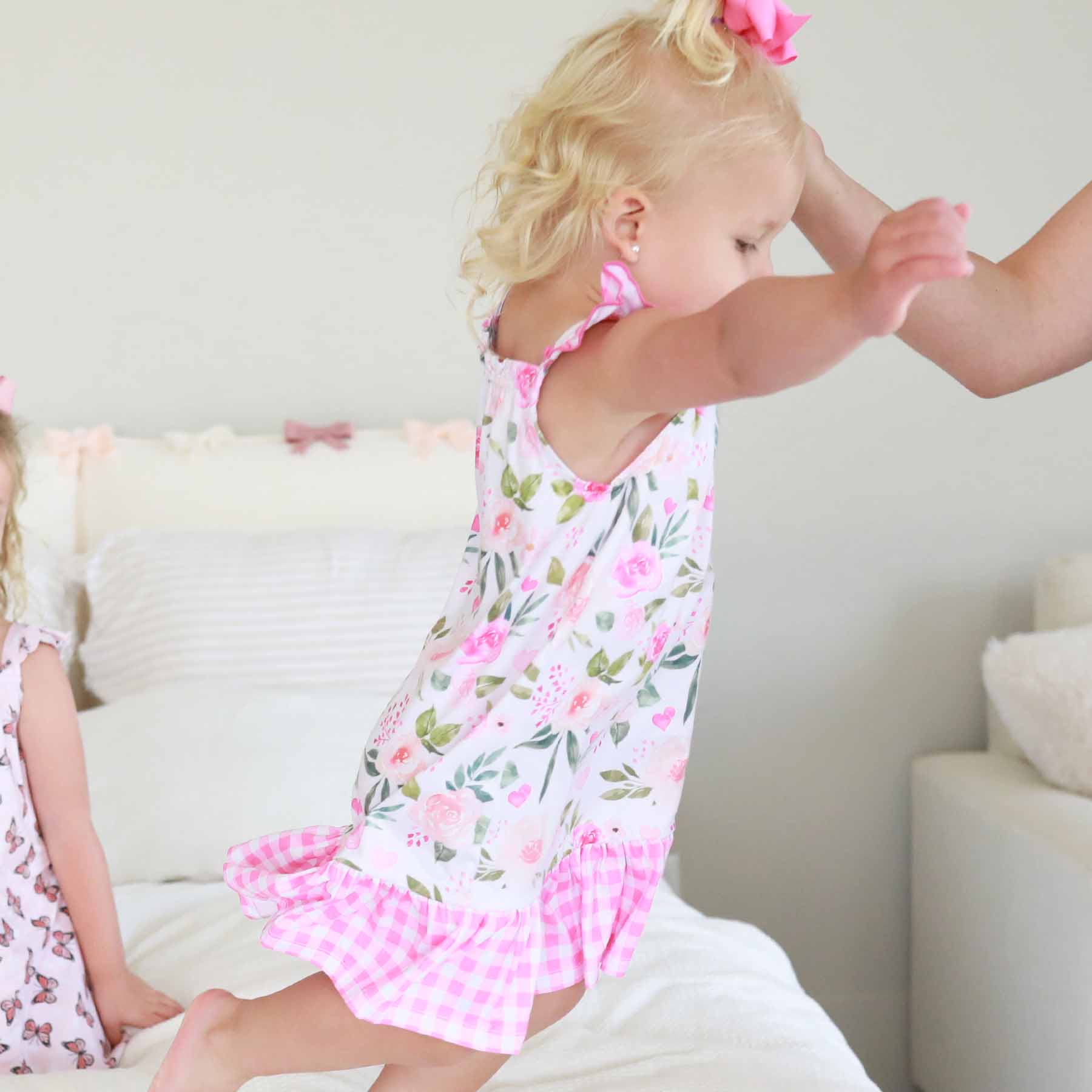 Girls' Full Length Ruffle Nightgown | In Bloom - Image 6