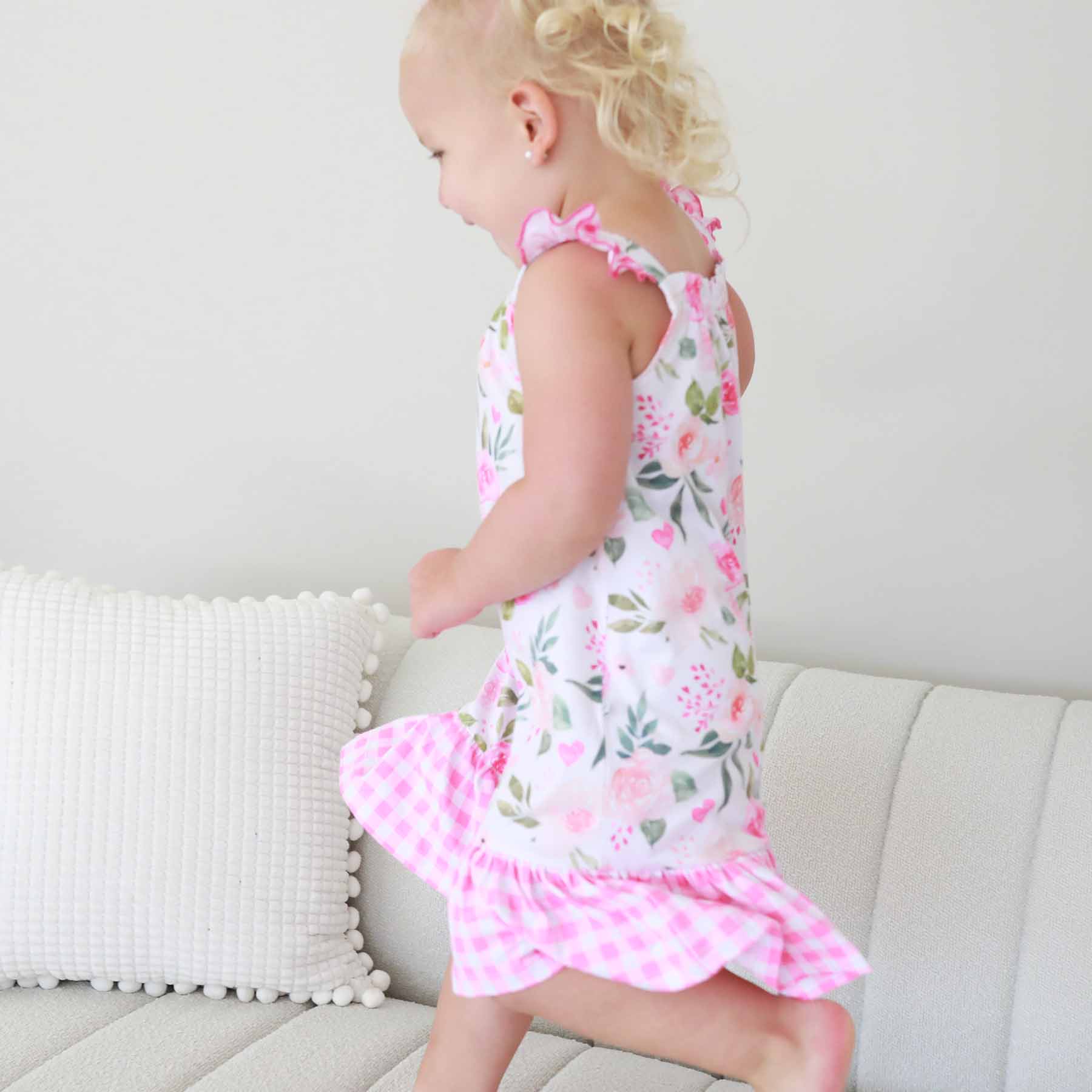 Girls' Full Length Ruffle Nightgown | In Bloom - Image 8