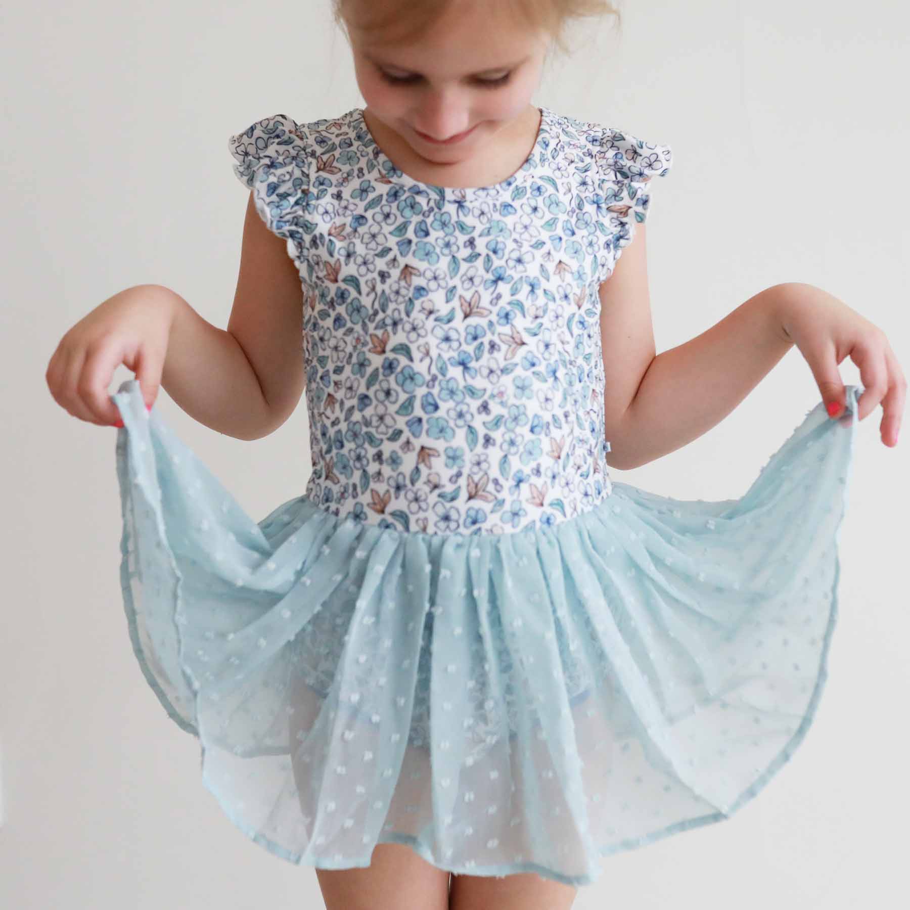 Swiss Dot Leotard | Ballerina Blossoms - Image 3