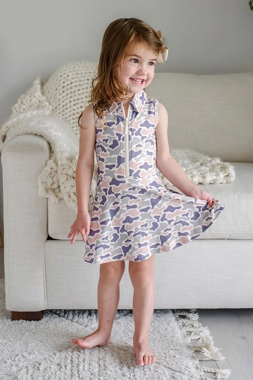 Girls' Polo Dress | Camo Cutie - Image 15