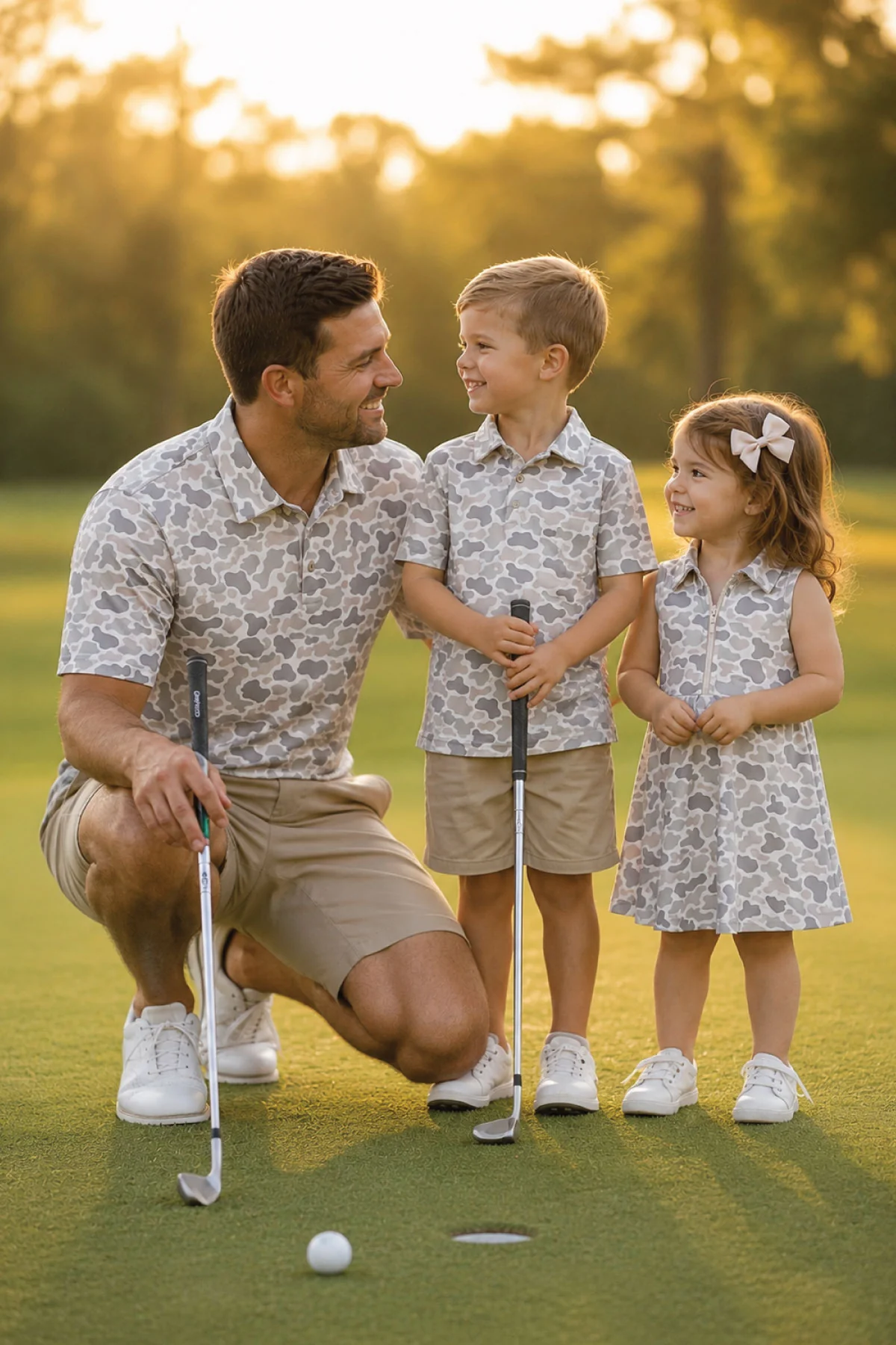 Girls' Polo Dress | Camo Cutie - Image 3