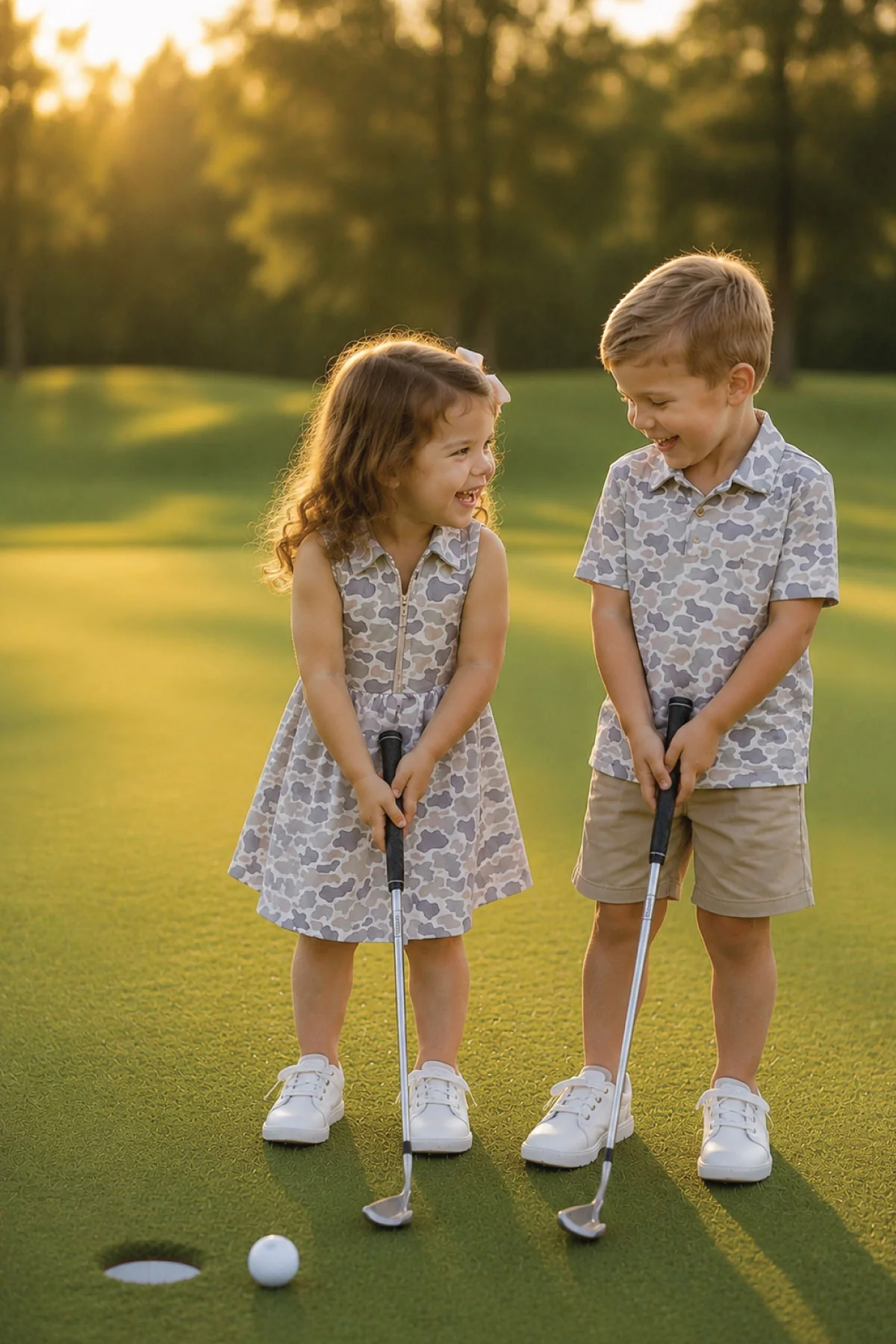 Girls' Polo Dress | Camo Cutie - Image 5