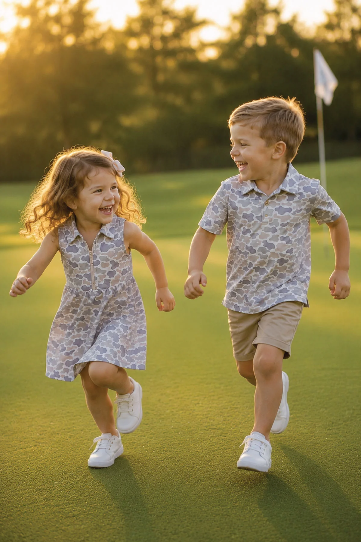 Girls' Polo Dress | Camo Cutie - Image 8