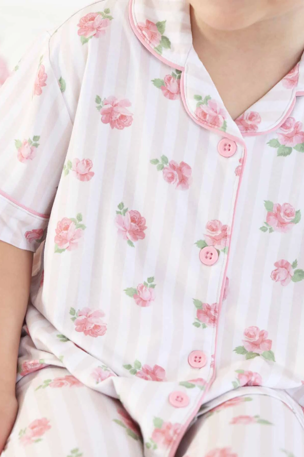 Girl's Two Piece Flare Lounge Set | Rosy & Cozy - Image 7