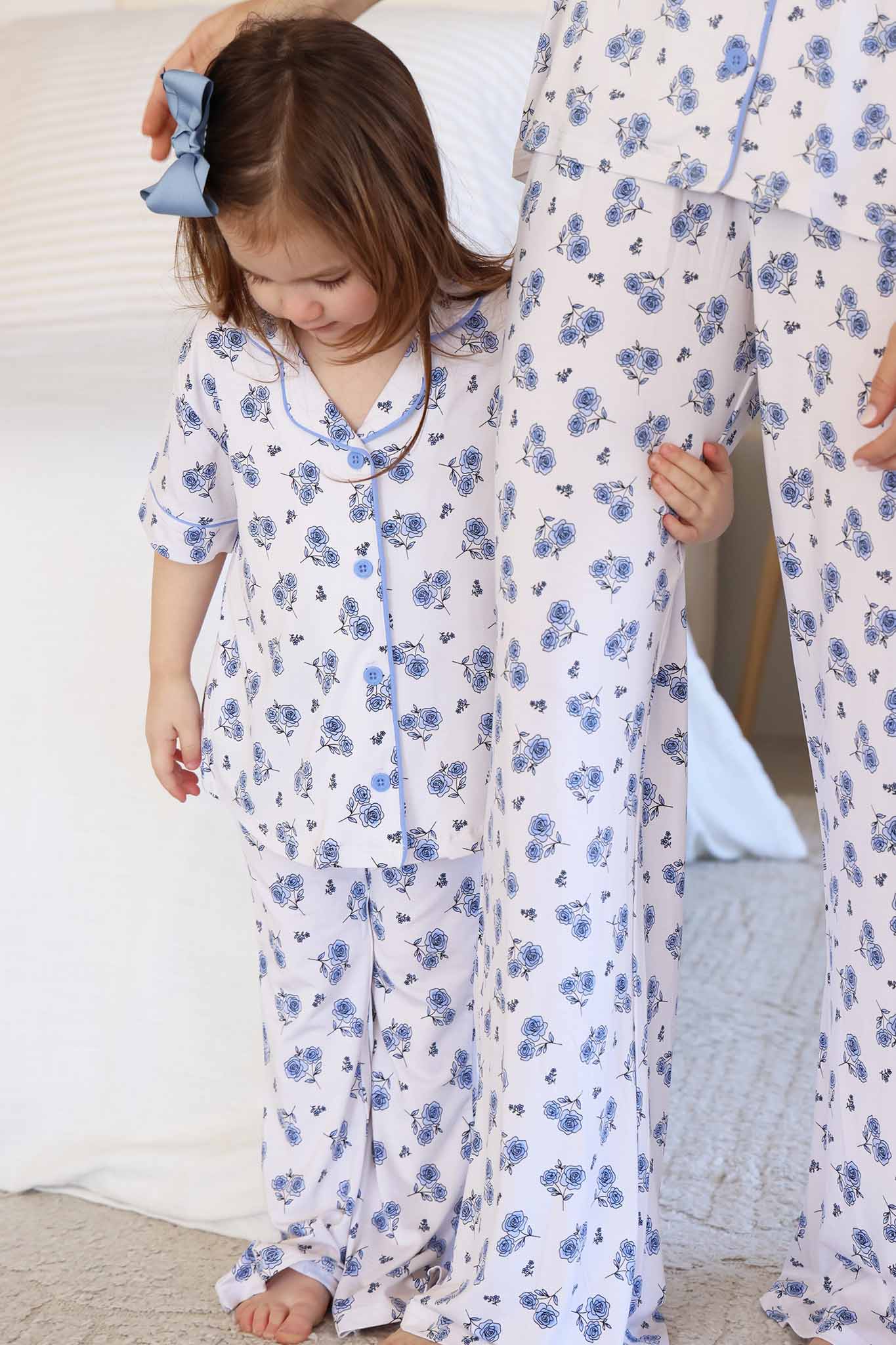 Girl's Two Piece Flare Lounge Set | Sapphire Garden - Image 5