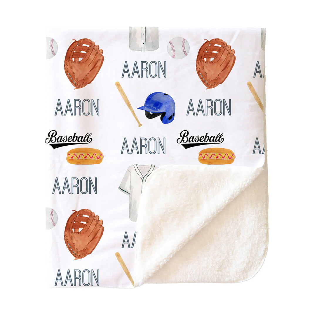 Homerun Personalized Toddler Blanket - Image 3