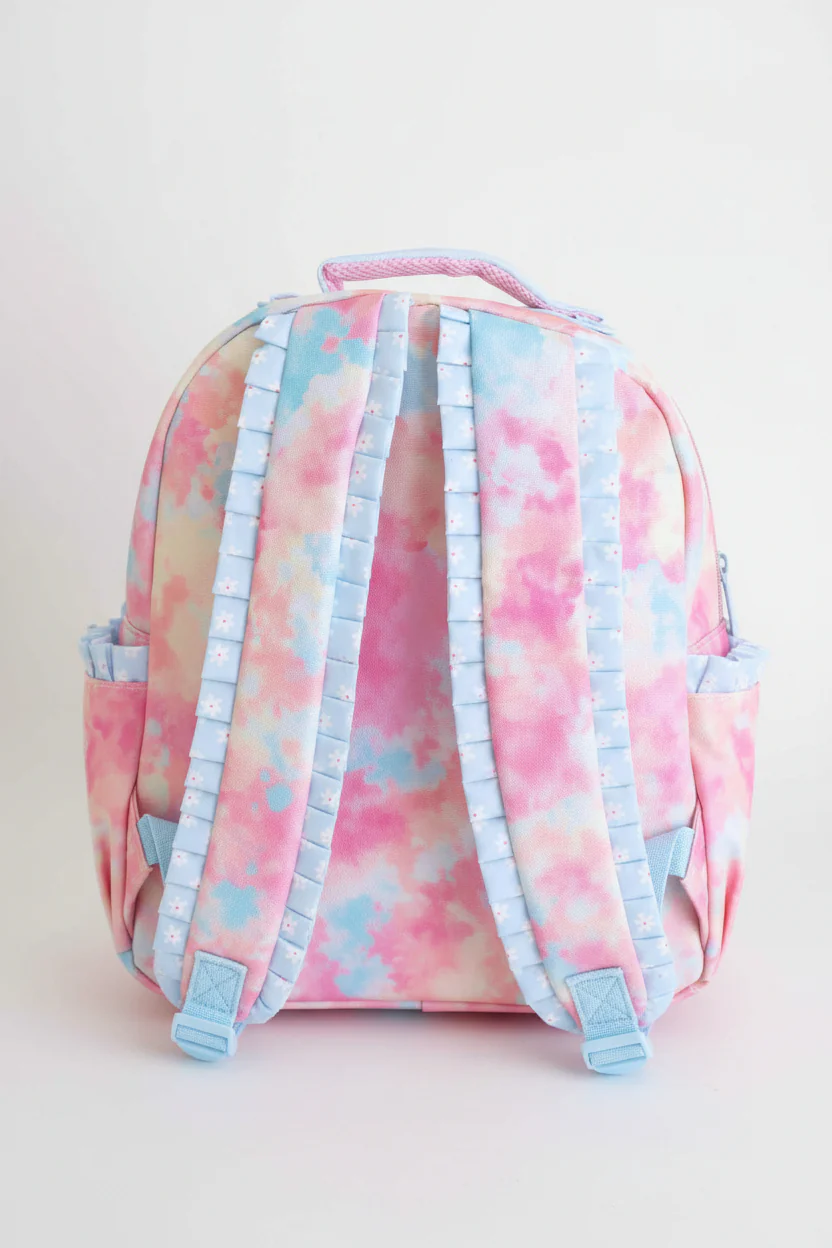 Kids Embroidered Ruffle Backpack | Candy Clouds - Image 5