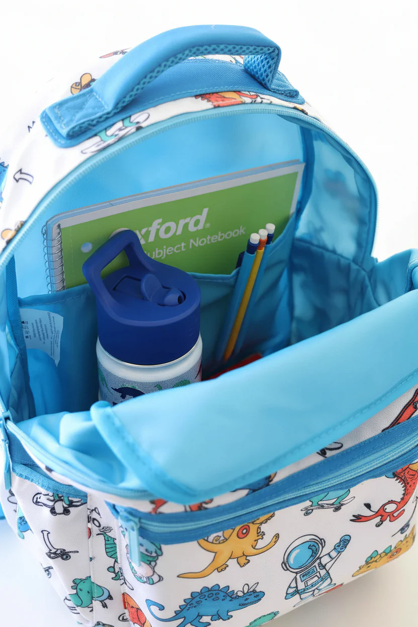Kids Embroidered Backpack | Totally T-Rex - Image 11