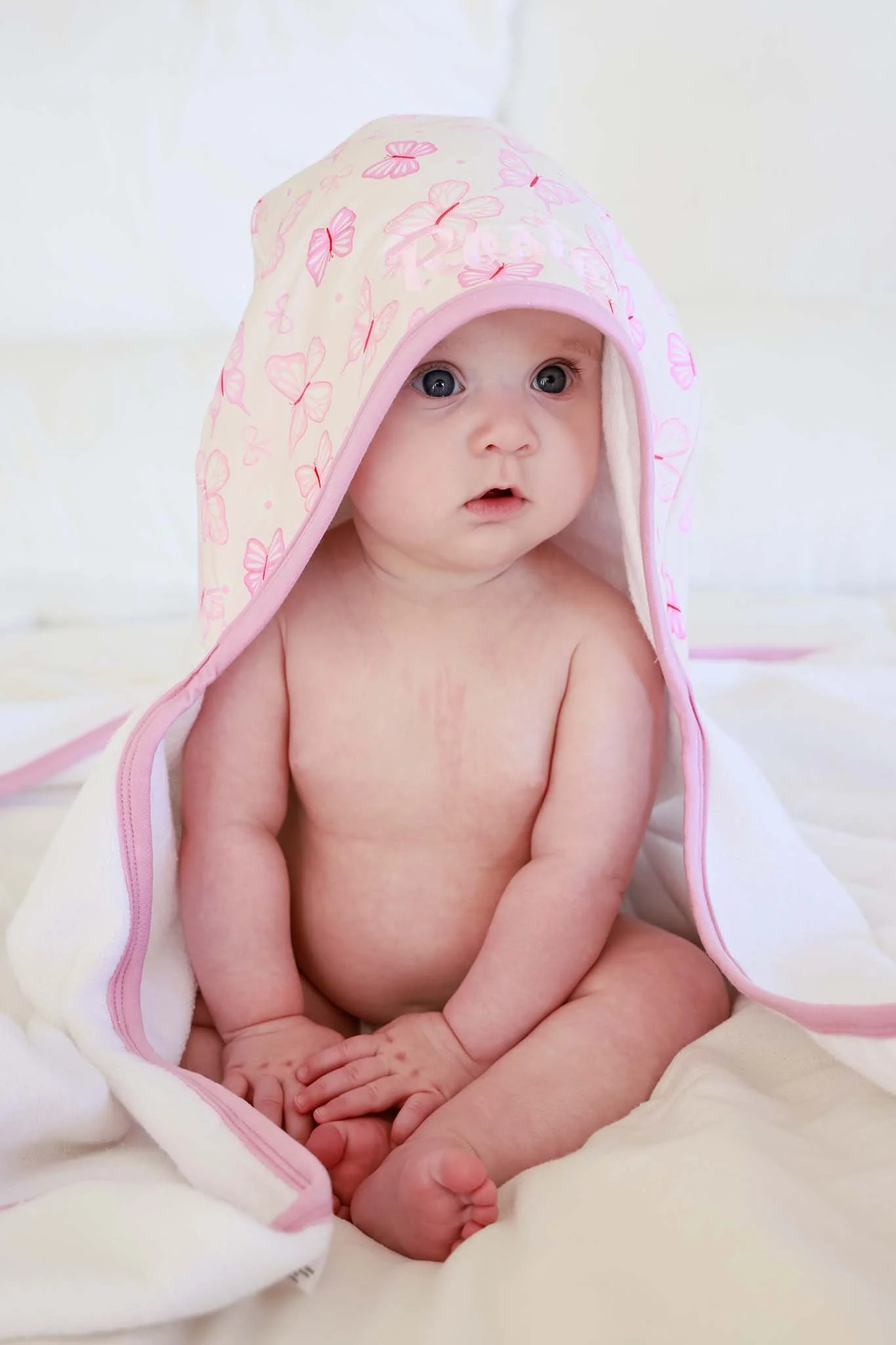 Kids Embroidered Bamboo Hooded Towels - Image 23