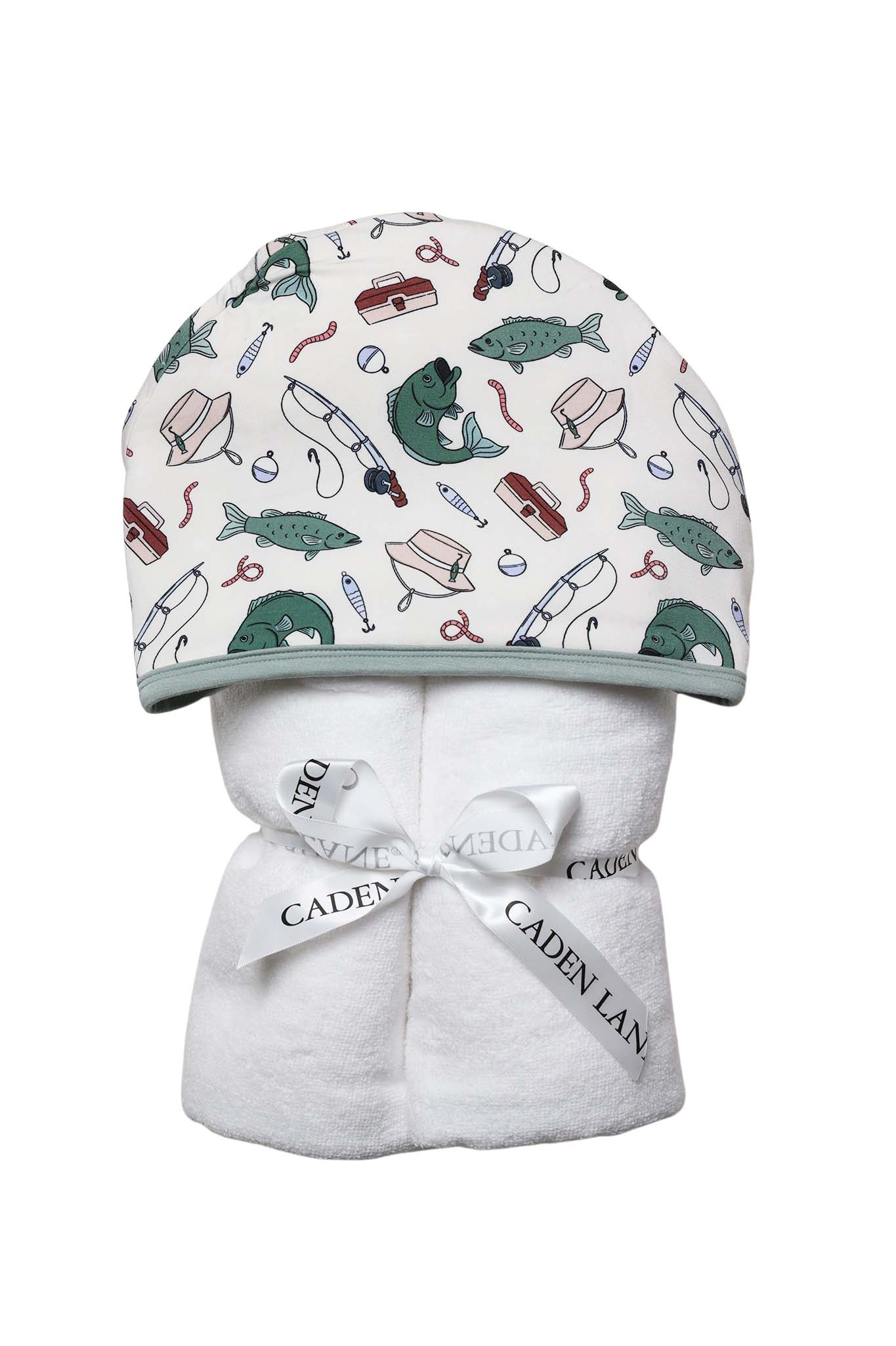 Kids Embroidered Bamboo Hooded Towels - Image 26