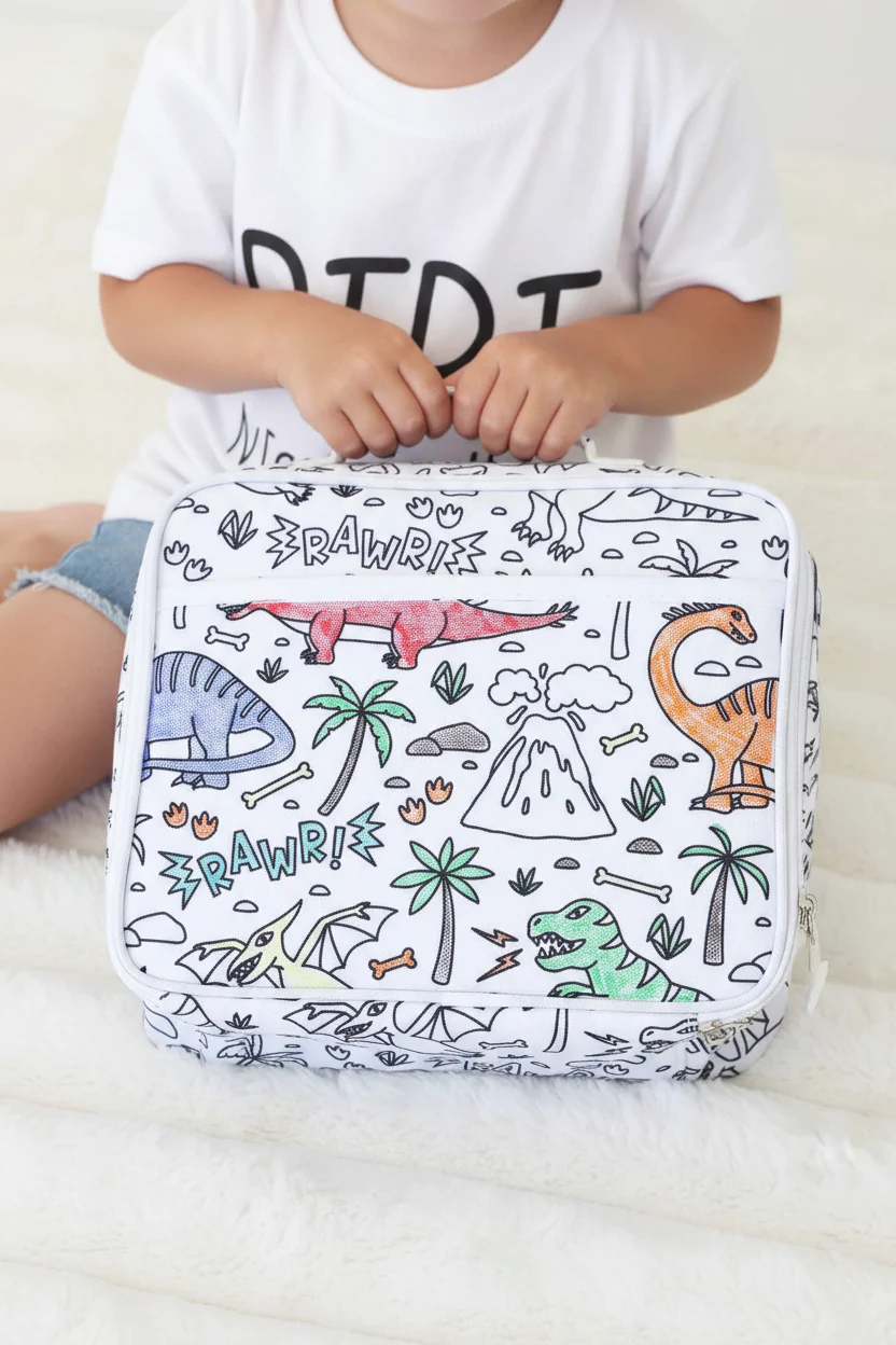 Kids Colorable Lunchbox | Jurassic Playground - Image 5