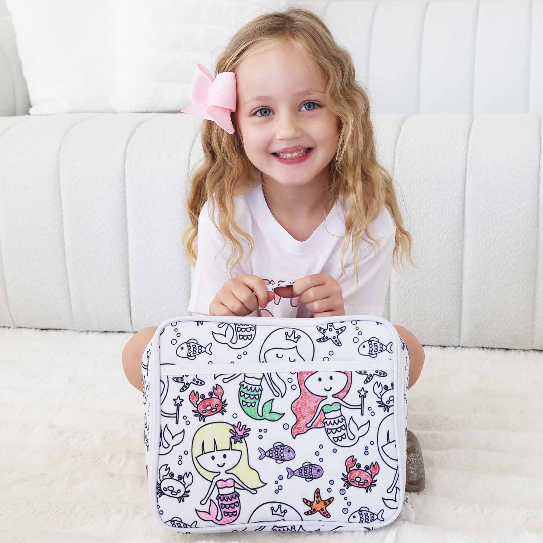 Kids Colorable Lunchbox | Mermaid Magic - Image 4