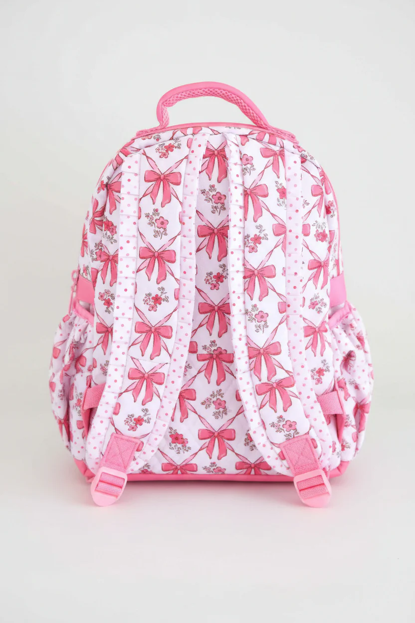 Kids Embroidered Ruffle Backpack | Bow Besties - Image 16