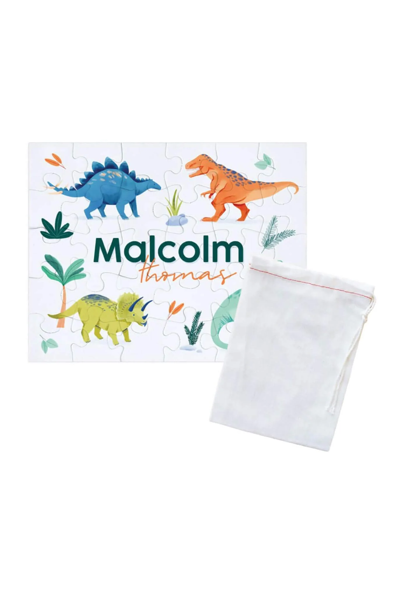 Kids Personalized 30 Piece Puzzle | Prehistoric World - Image 2